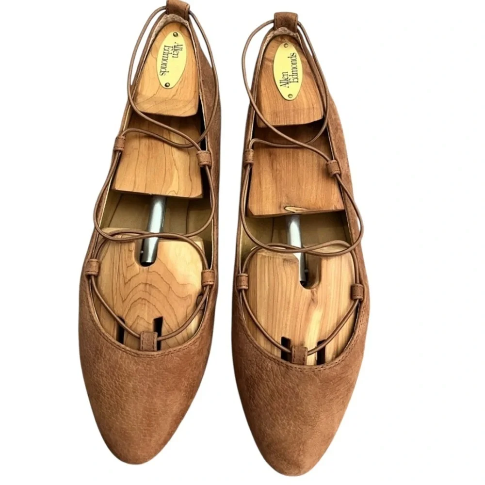 Lucky Brand Women's Aviee Lace-Up Ballet Flats Size 9.5 - Picture 6 of 8